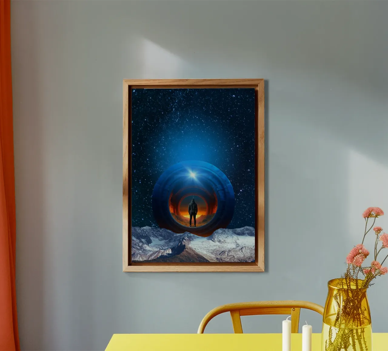 Portale per un altro mondo alluminio dibond da Berwies Artwork