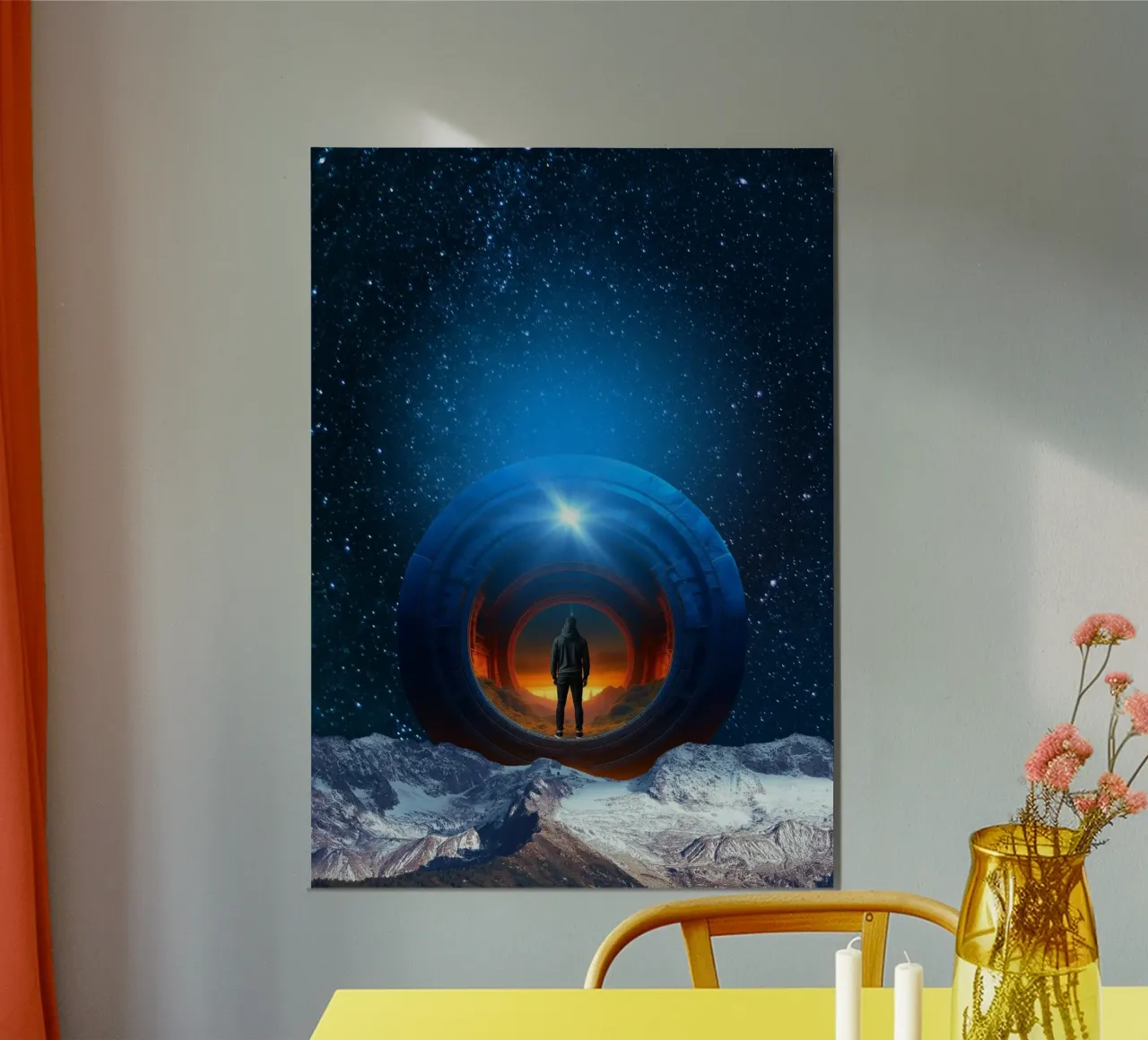 Portale per un altro mondo alluminio dibond da Berwies Artwork