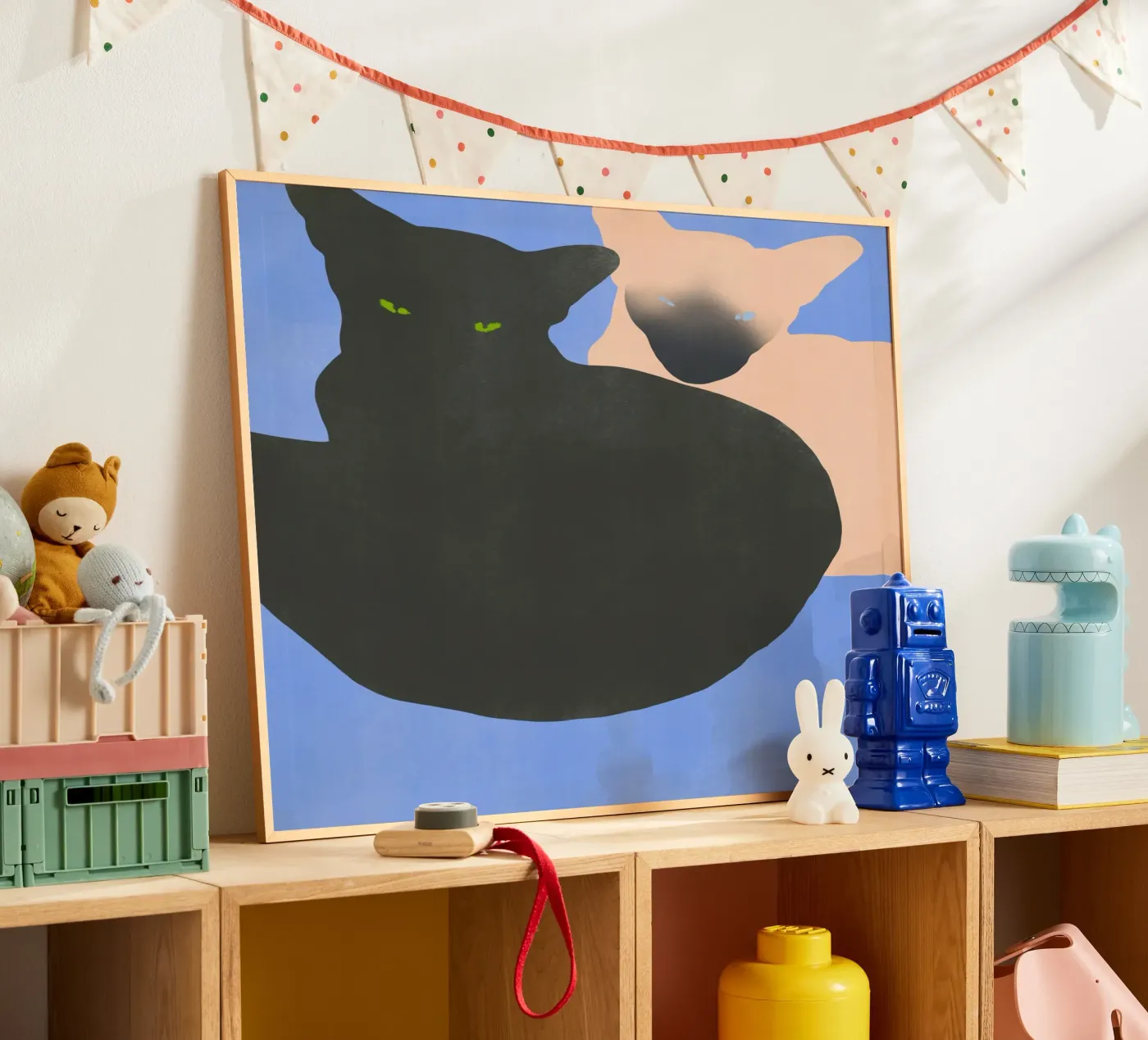 Siamese tweeling poster van Little Dean