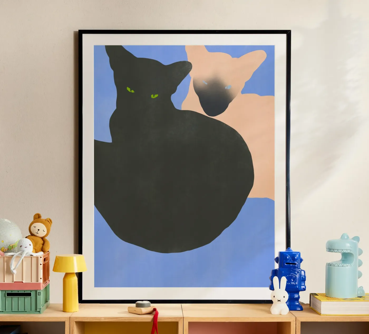 Siamese tweeling poster van Little Dean