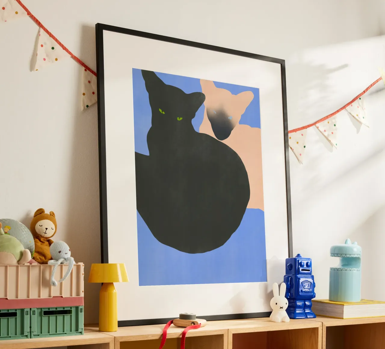 Twins siamese poster by Little Dean
