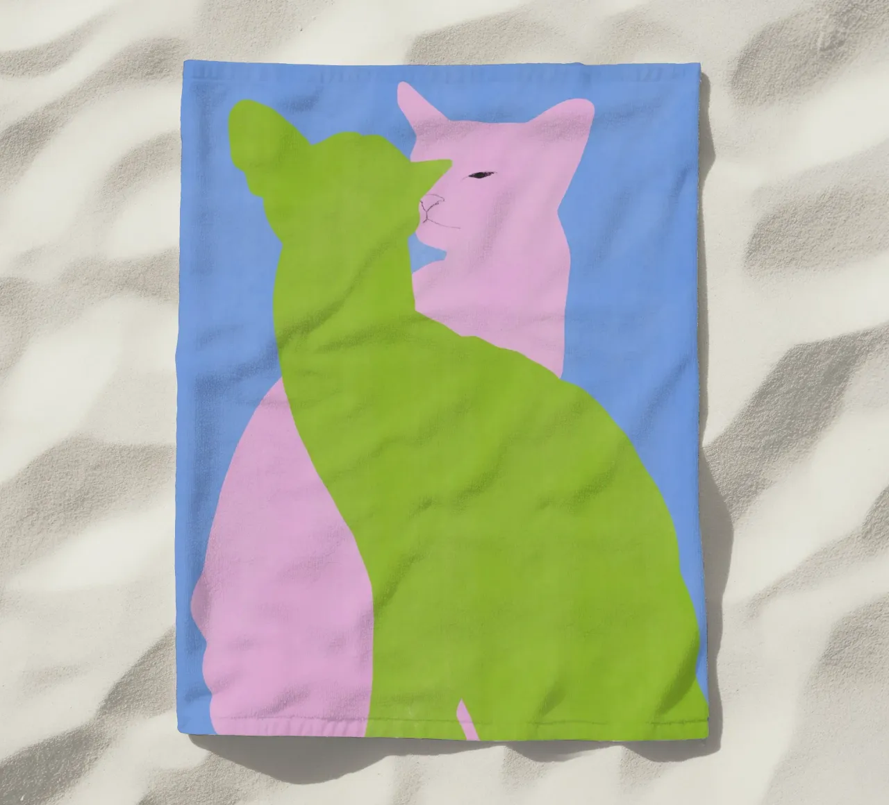 Look out beach towel by Little Dean