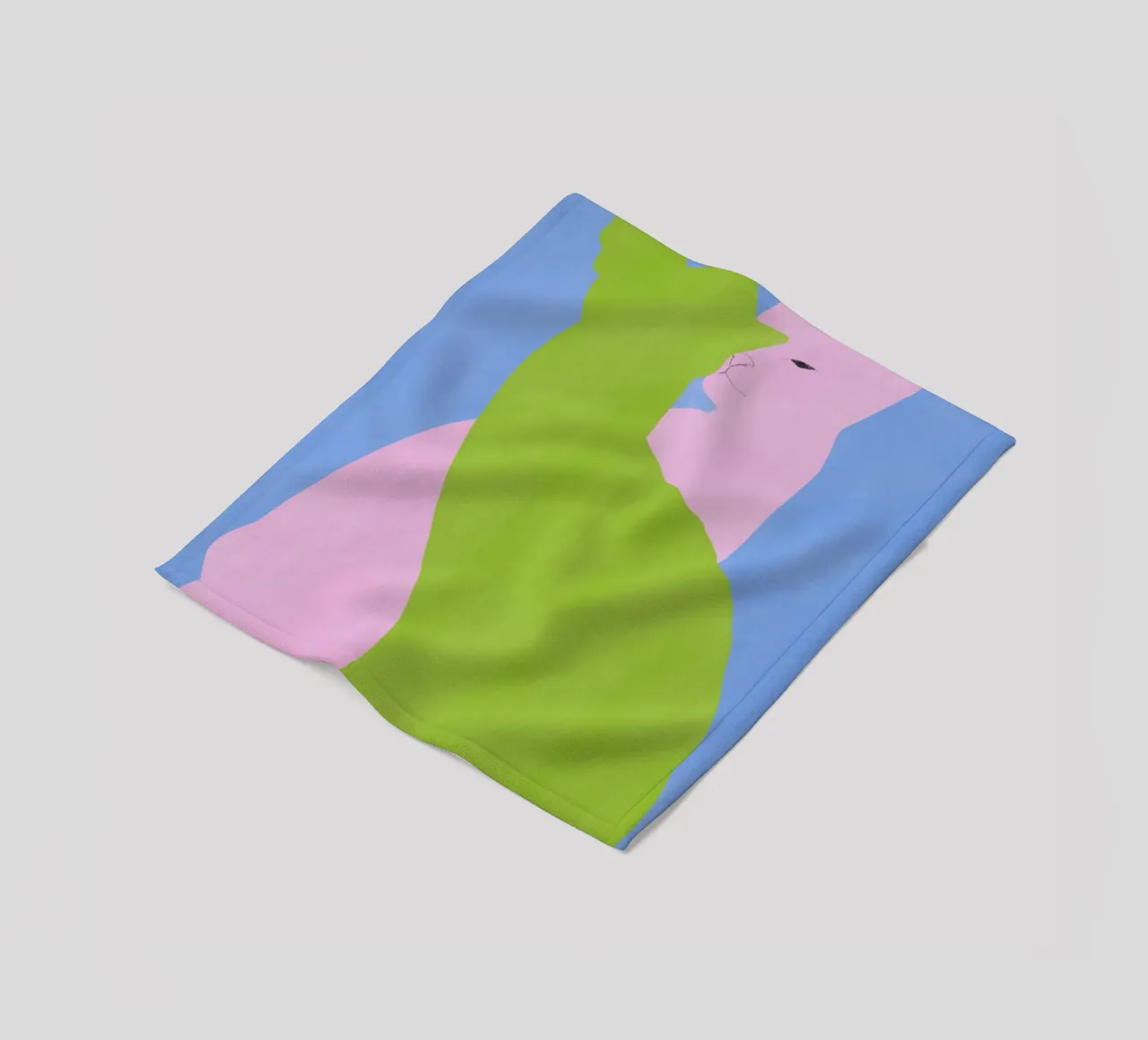Look out fleece blanket by Little Dean