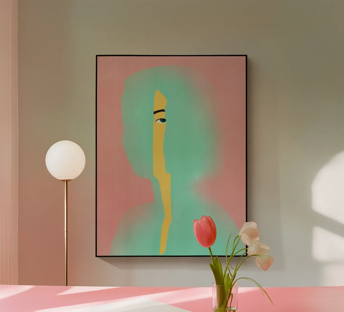 Luce dalla porta plexiglass da Little Dean