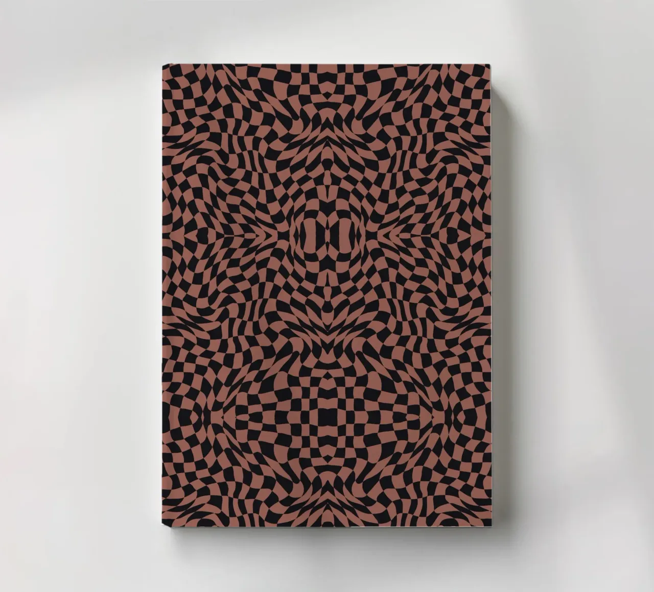 Symmetrical checker vibration notebook by Little Dean