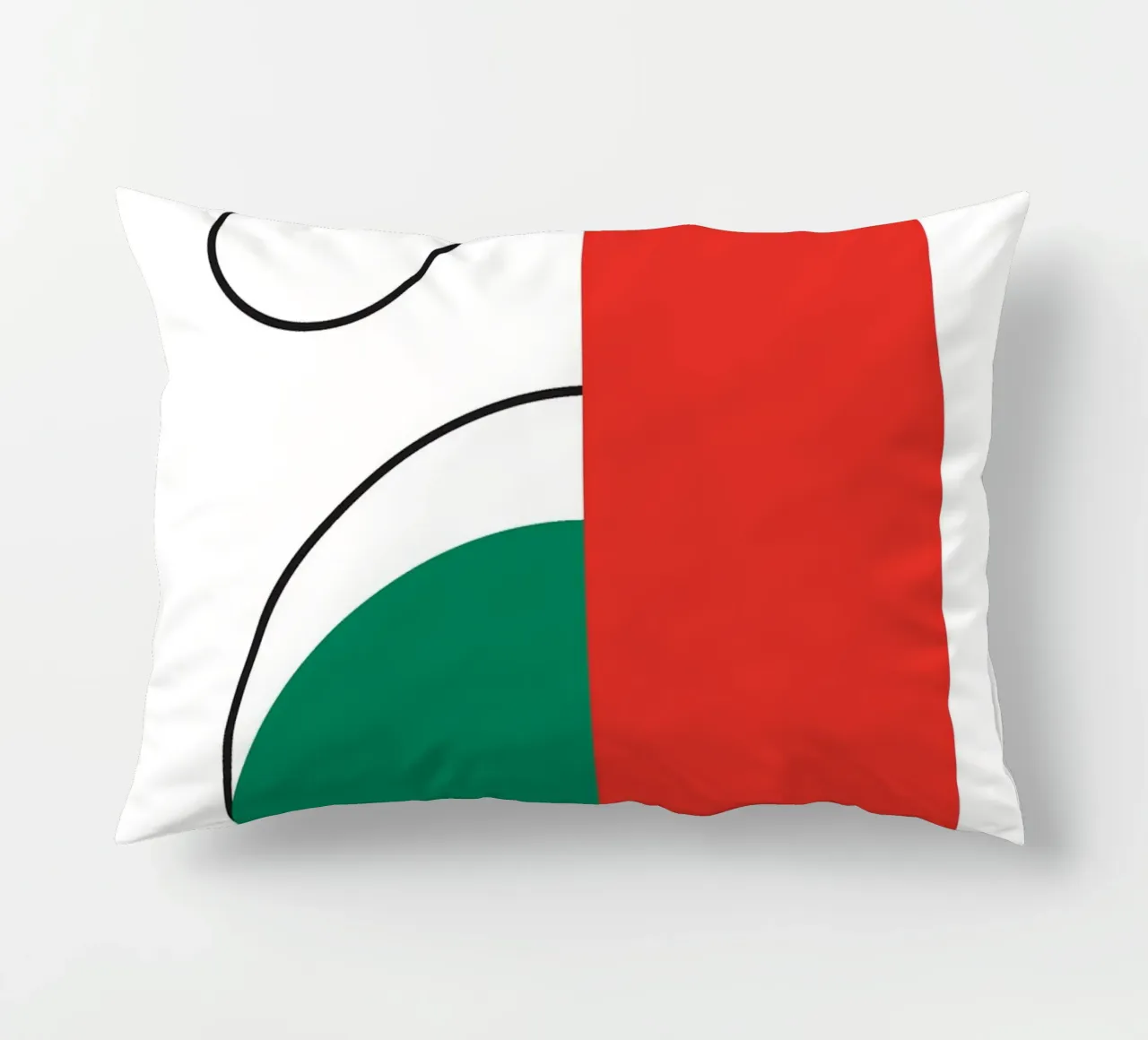 Cat Bauhaus Modern decorative cushion by Family Bauhaus Art