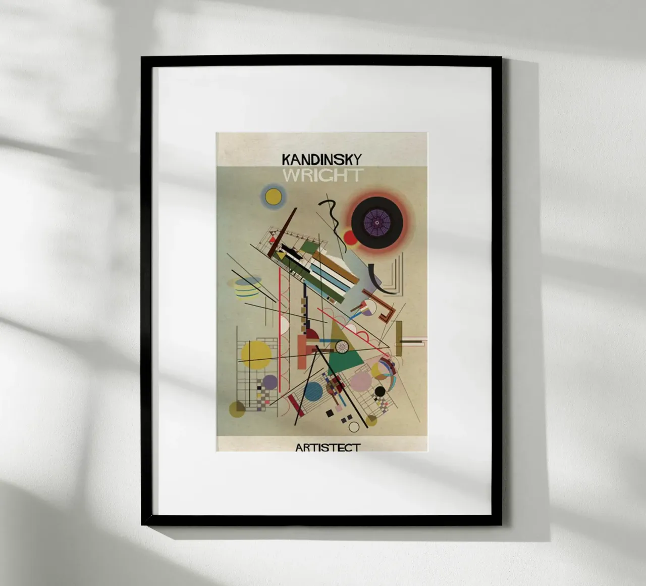 circles, squares, intersecting lines hahnemühle by lara shop