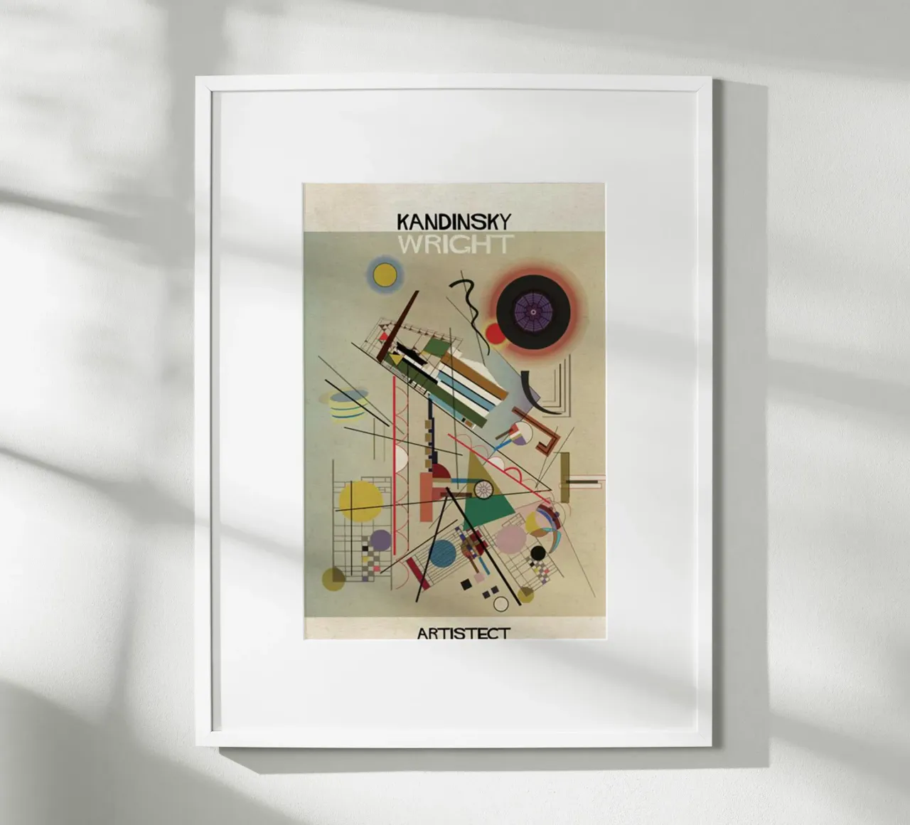 circles, squares, intersecting lines hahnemühle by lara shop