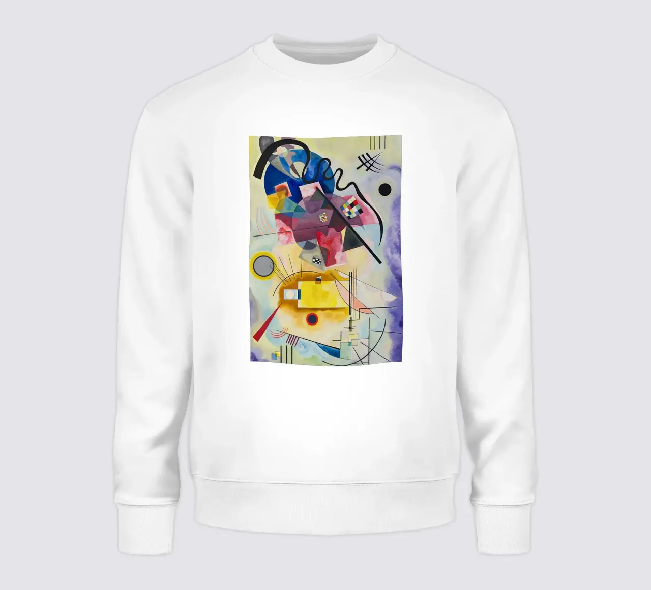 forme sovrapposte macchie colorate felpa da lara shop