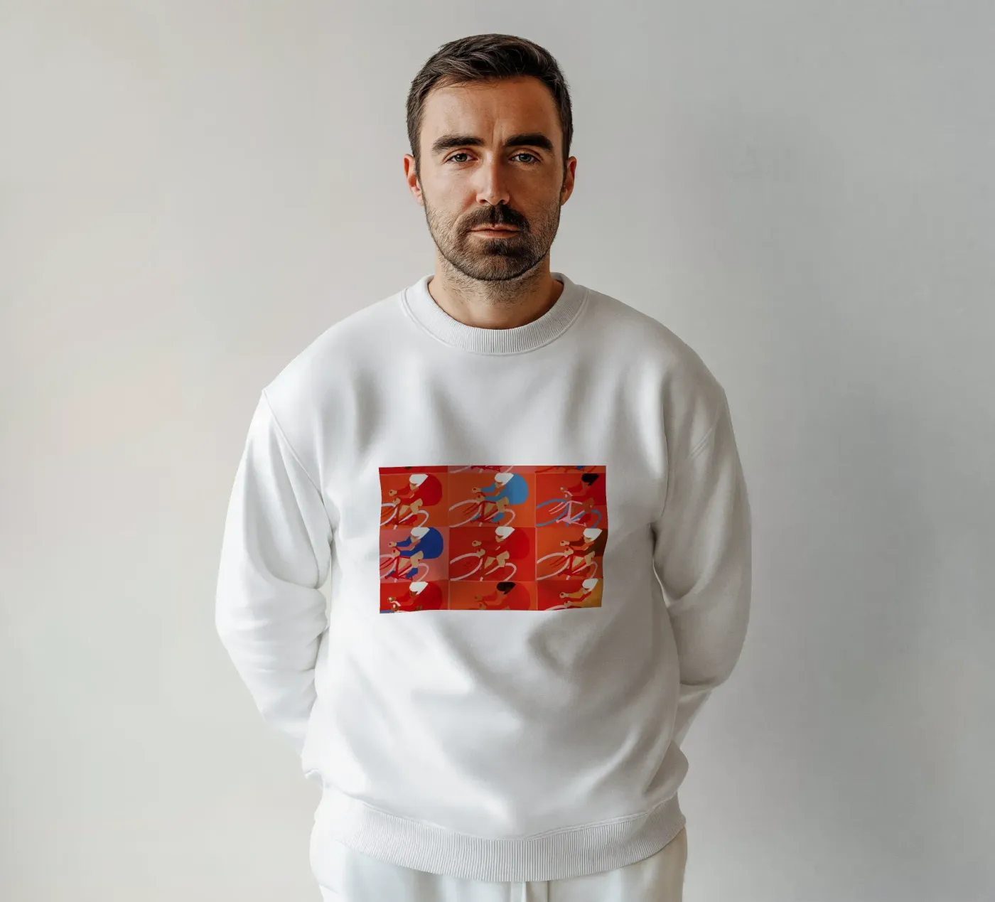 Multiple Cyclists felpa da Andy Bridge