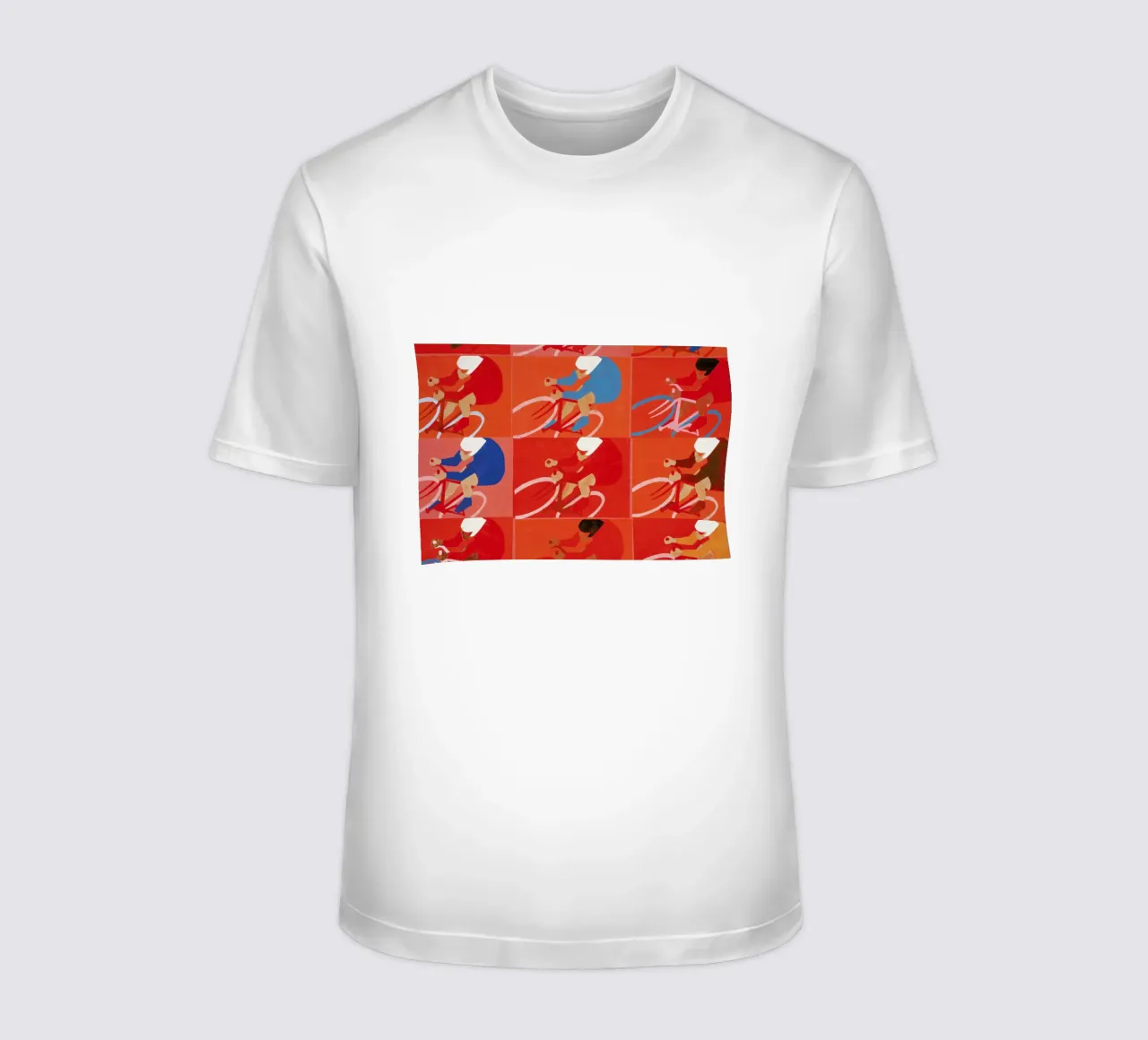 Multiple Cyclists t-shirt da Andy Bridge