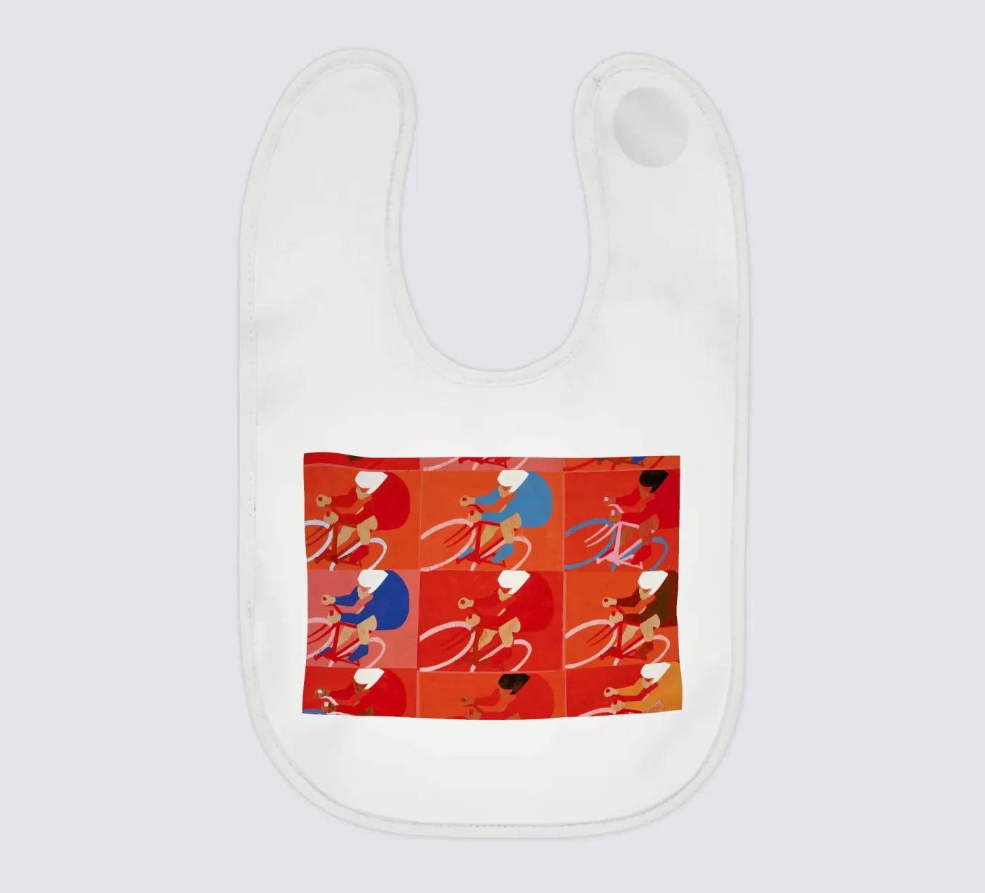 Multiple Cyclists Babylätzchen von Andy Bridge