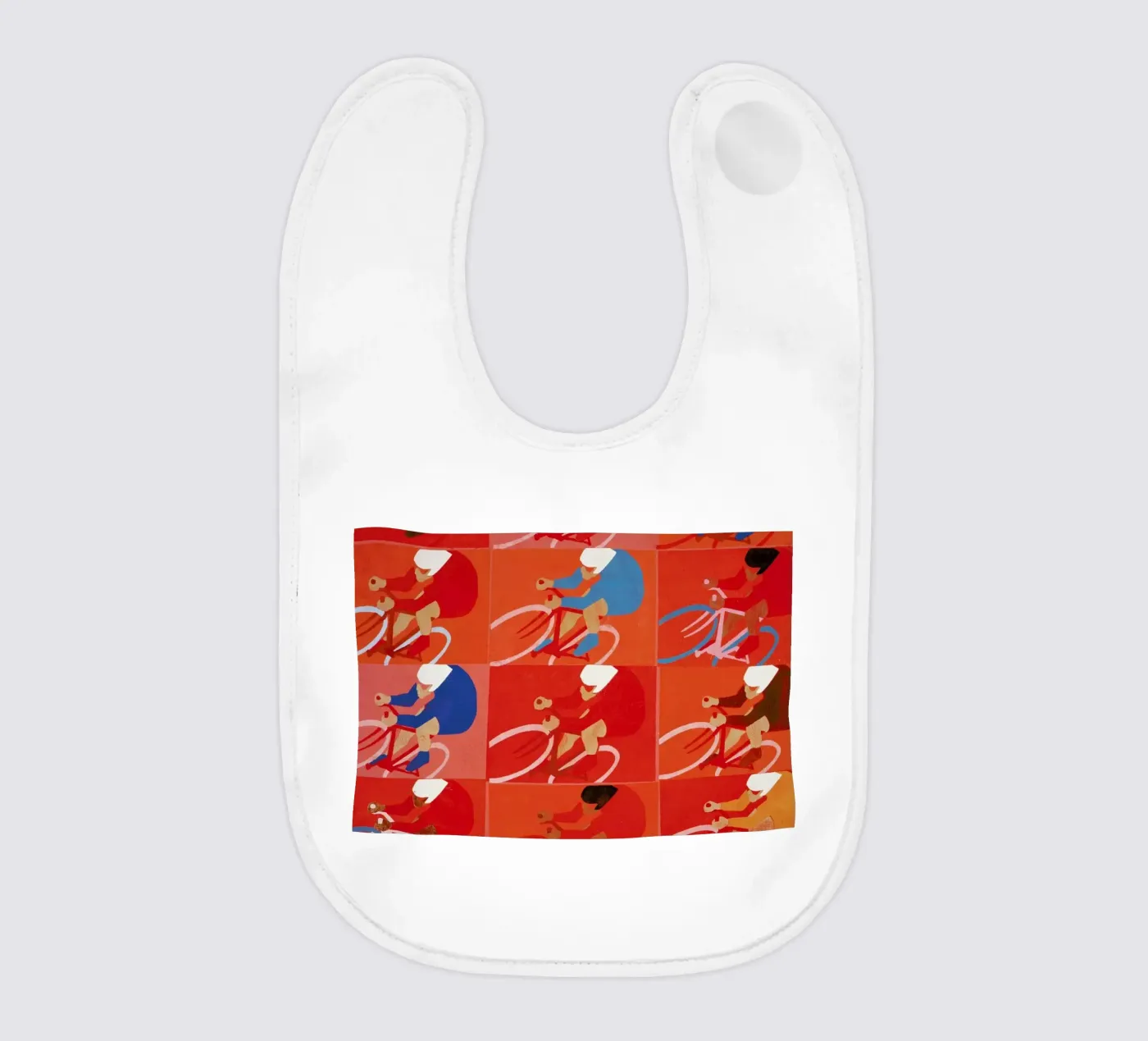 Multiple Cyclists Babylätzchen von Andy Bridge