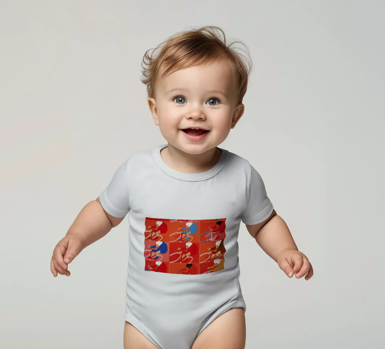 Multiple Cyclists body bébé de Andy Bridge