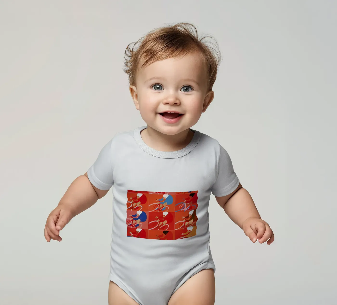 Multiple Cyclists body bébé de Andy Bridge