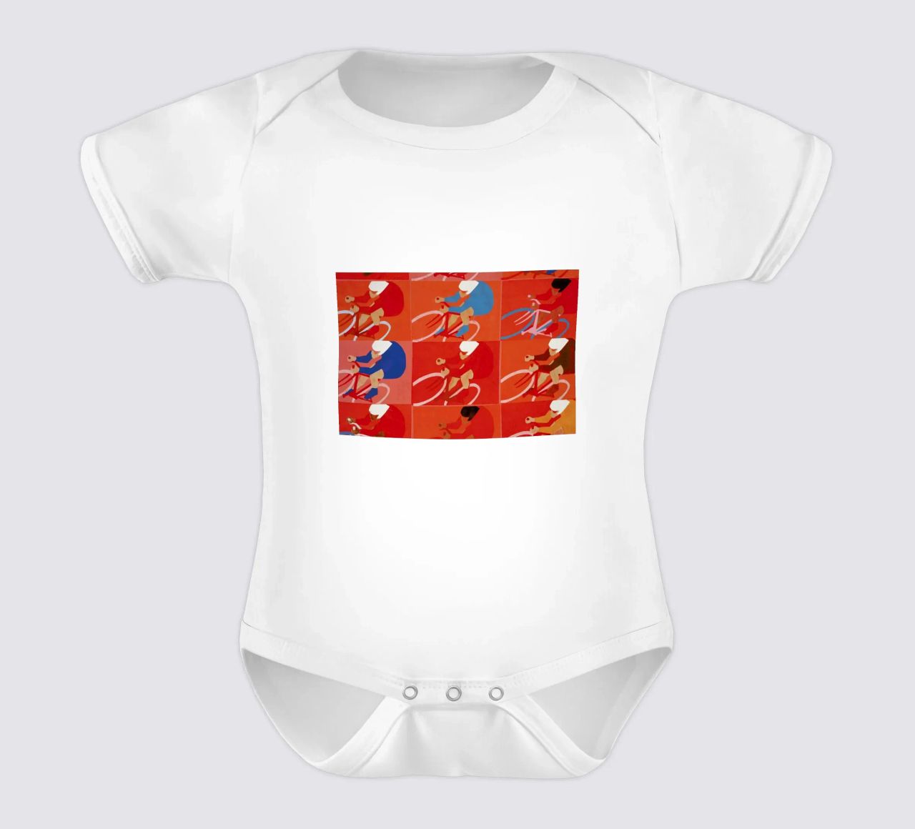 Multiple Cyclists body bébé de Andy Bridge