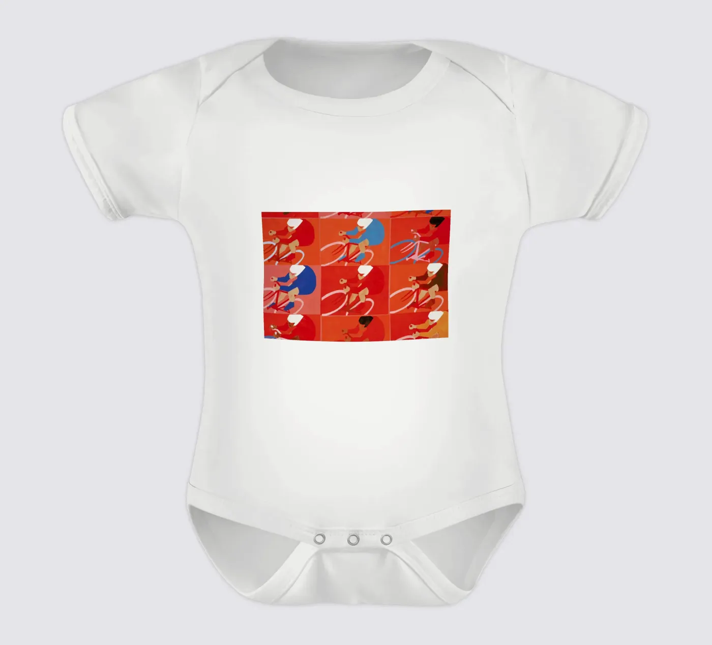 Multiple Cyclists body bébé de Andy Bridge