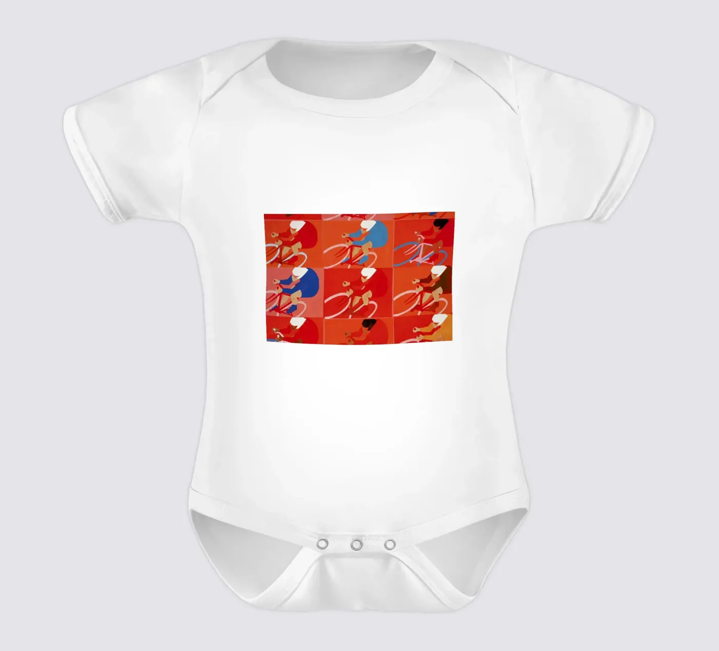 Multiple Cyclists body bébé de Andy Bridge