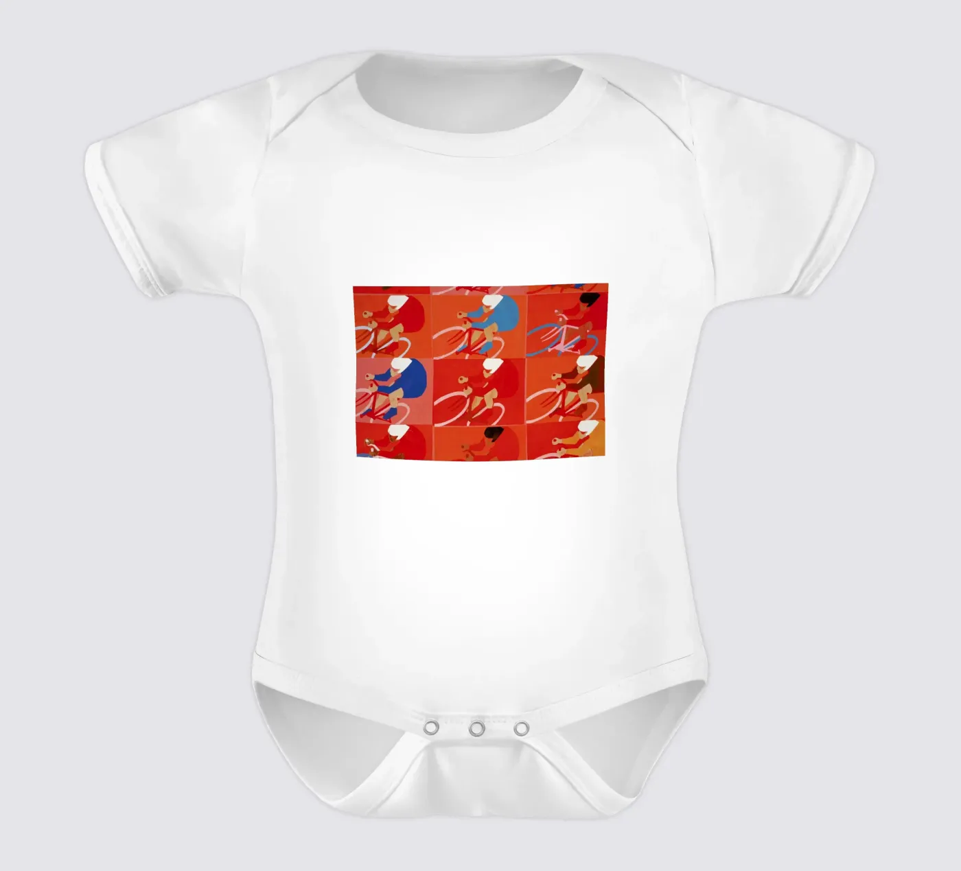 Multiple Cyclists body bébé de Andy Bridge