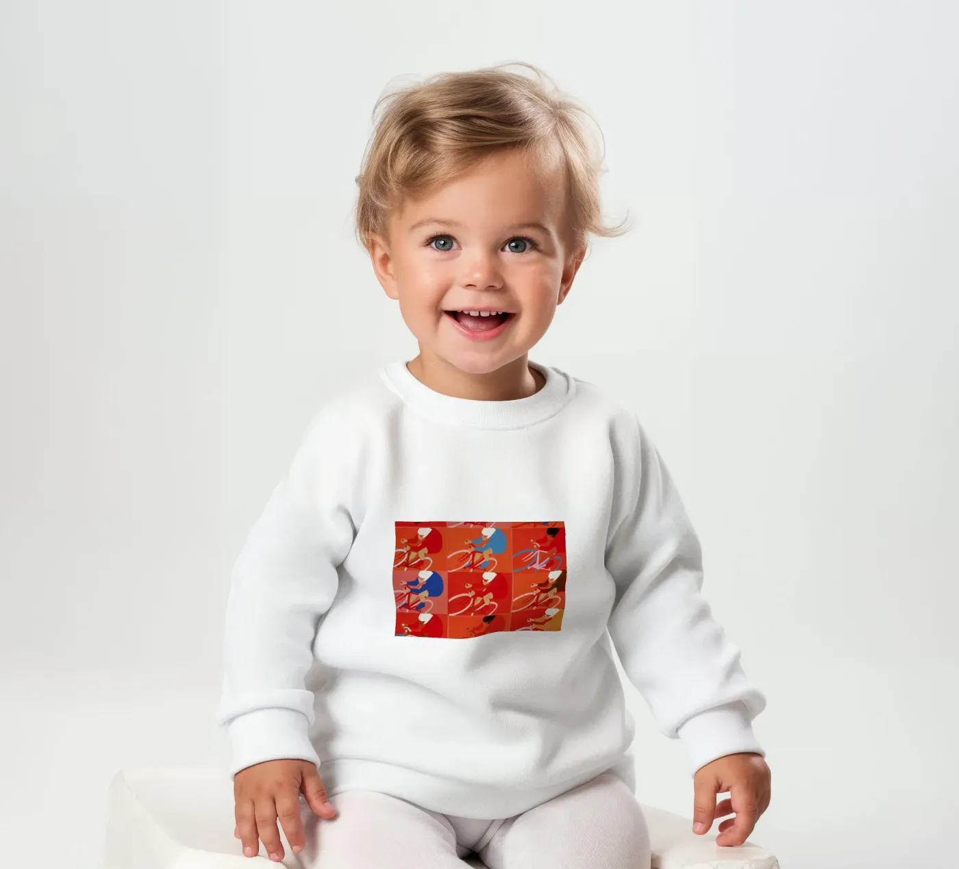 Multiple Cyclists felpa neonato da Andy Bridge