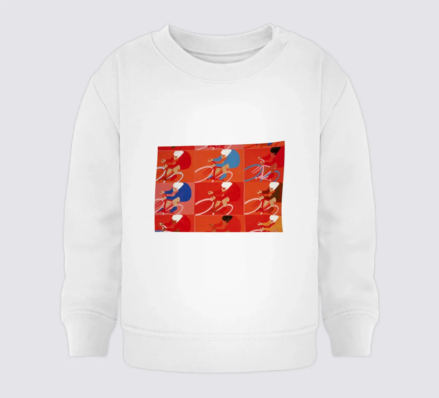 Multiple Cyclists felpa neonato da Andy Bridge