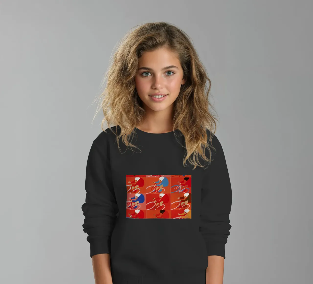 Multiple Cyclists felpa bambino da Andy Bridge