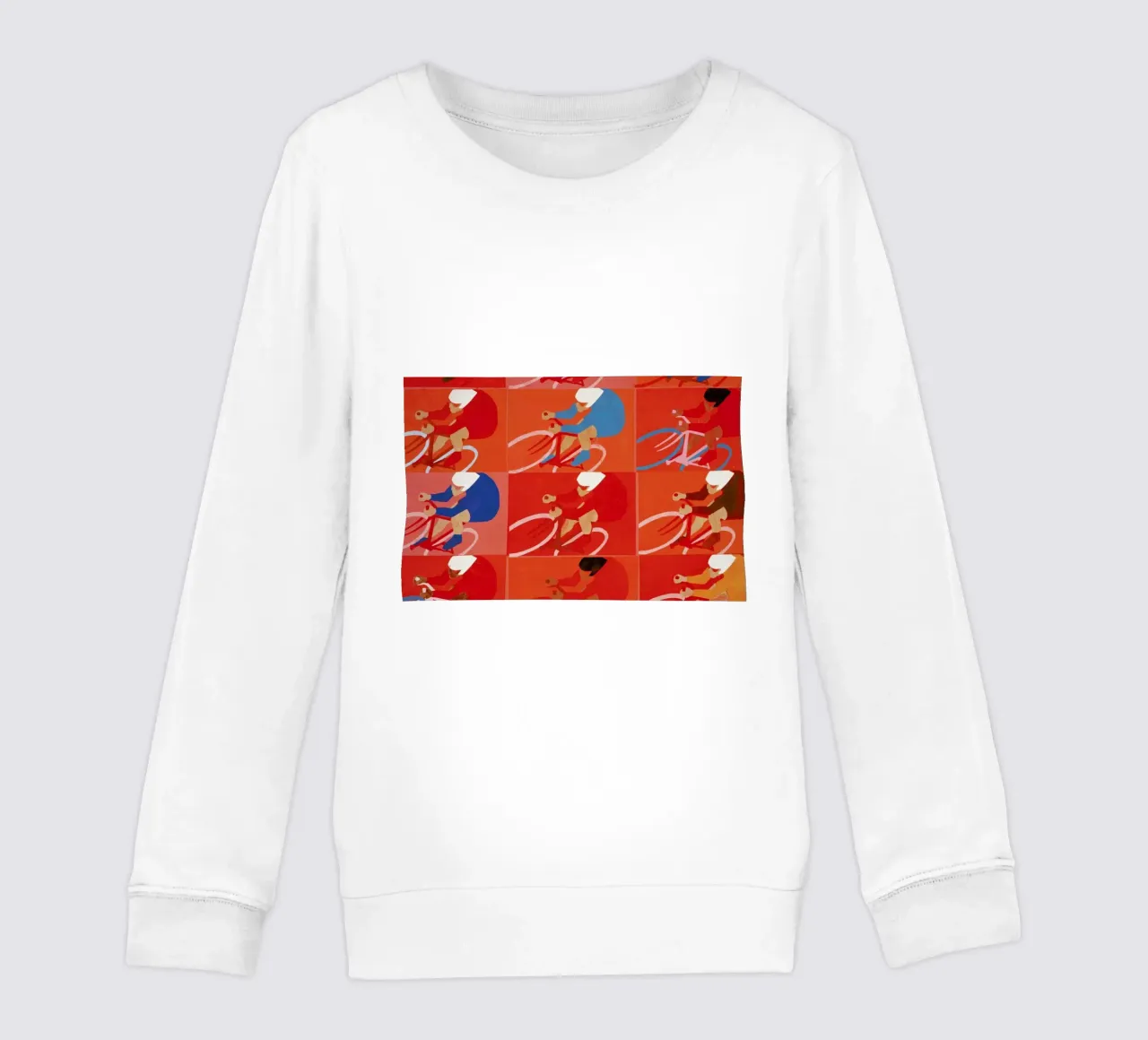 Multiple Cyclists sudadera para niño de Andy Bridge