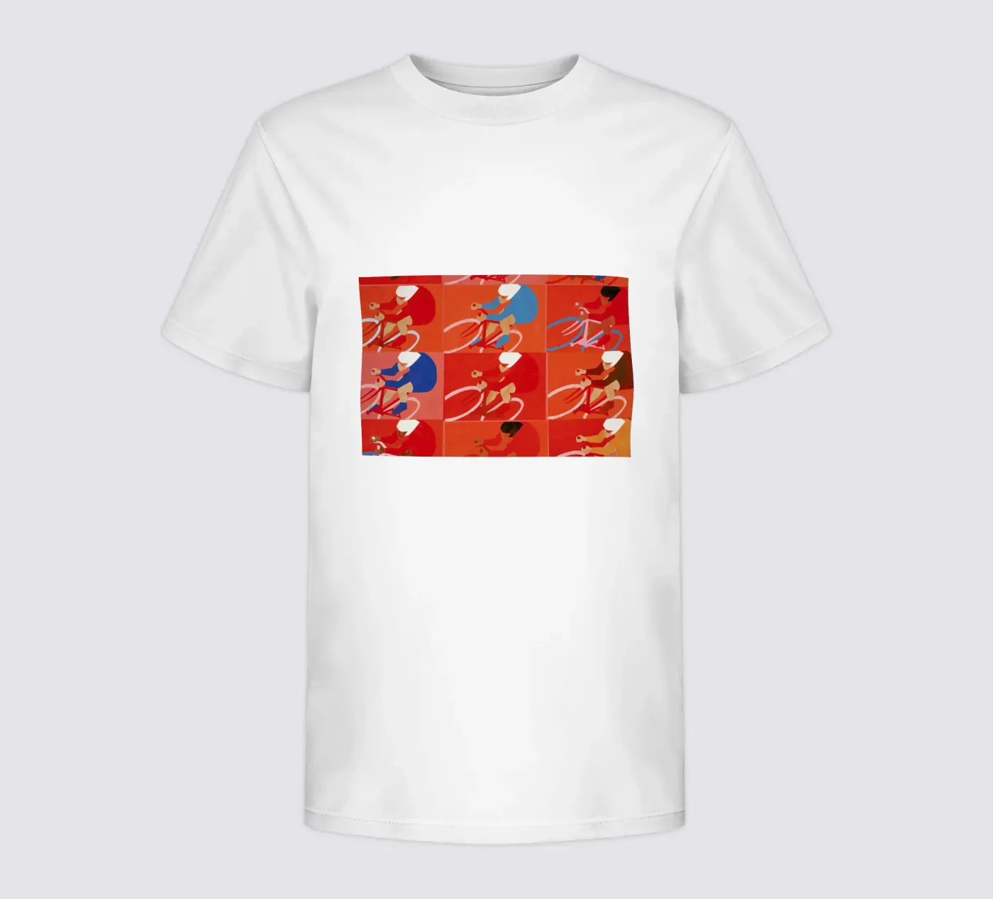 Multiple Cyclists kinder t-shirt van Andy Bridge