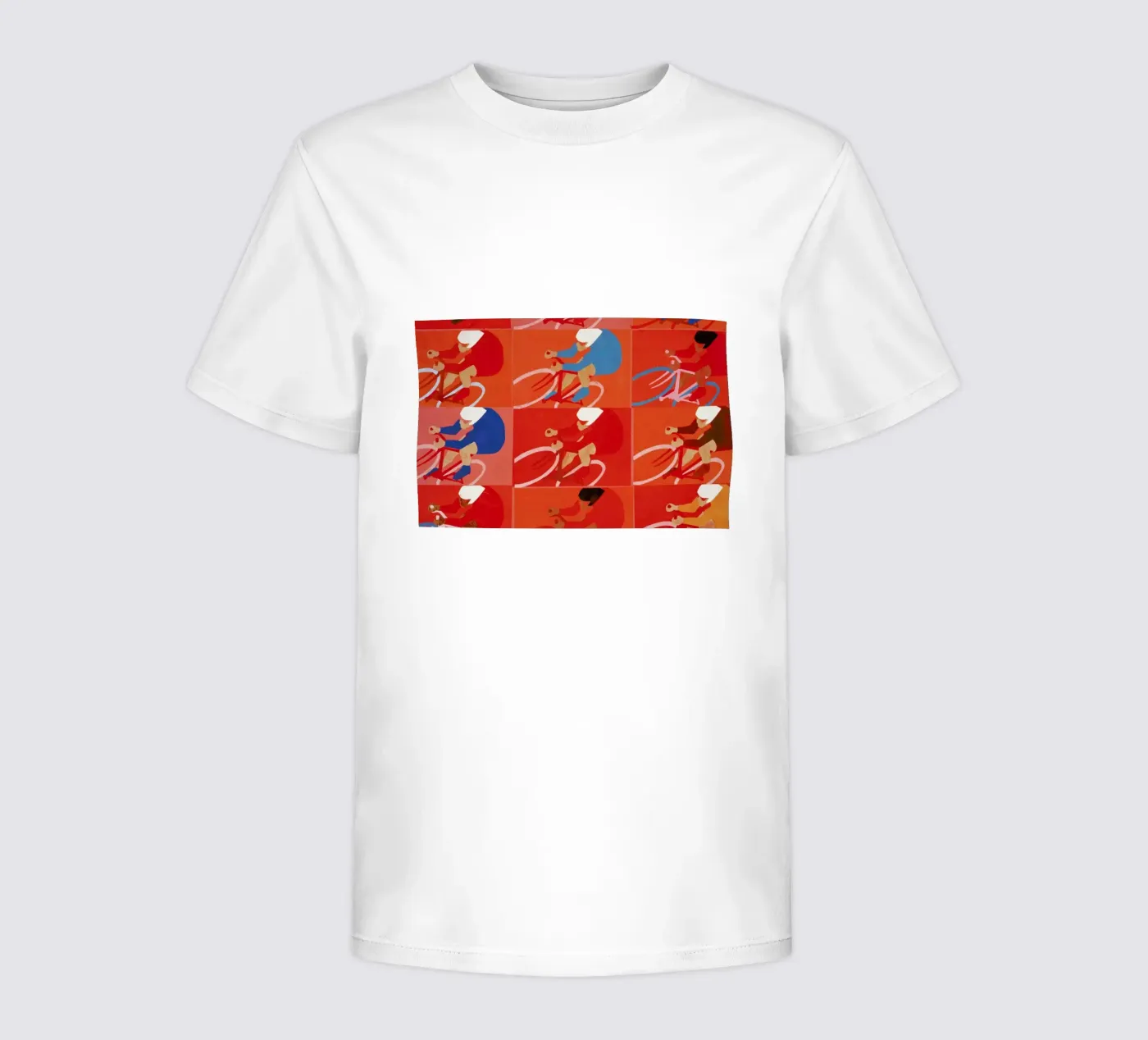 Multiple Cyclists kinder t-shirt van Andy Bridge