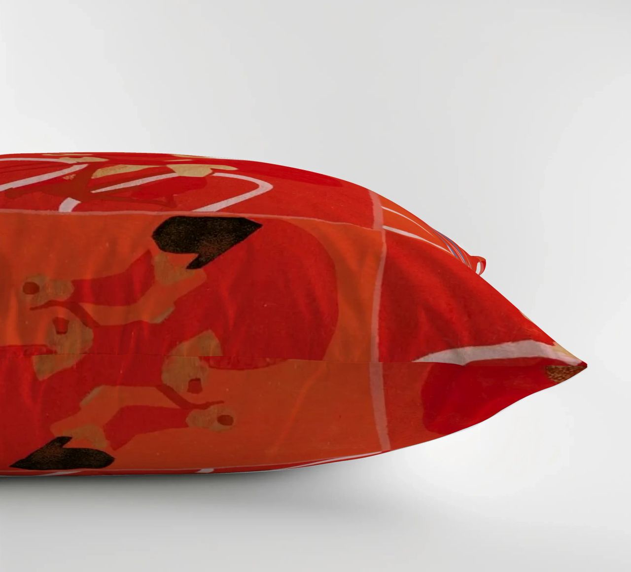 Multiple Cyclists decorative cushion by Andy Bridge