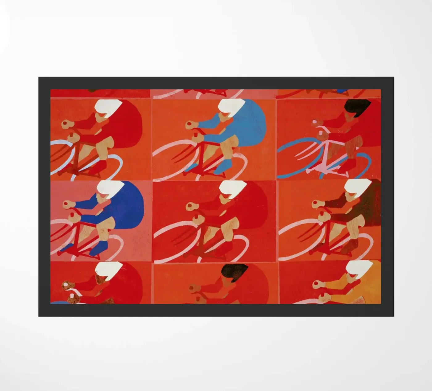 Multiple Cyclists paillasson de Andy Bridge