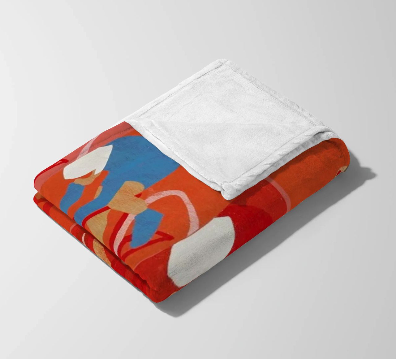 Multiple Cyclists fleece blanket by Andy Bridge