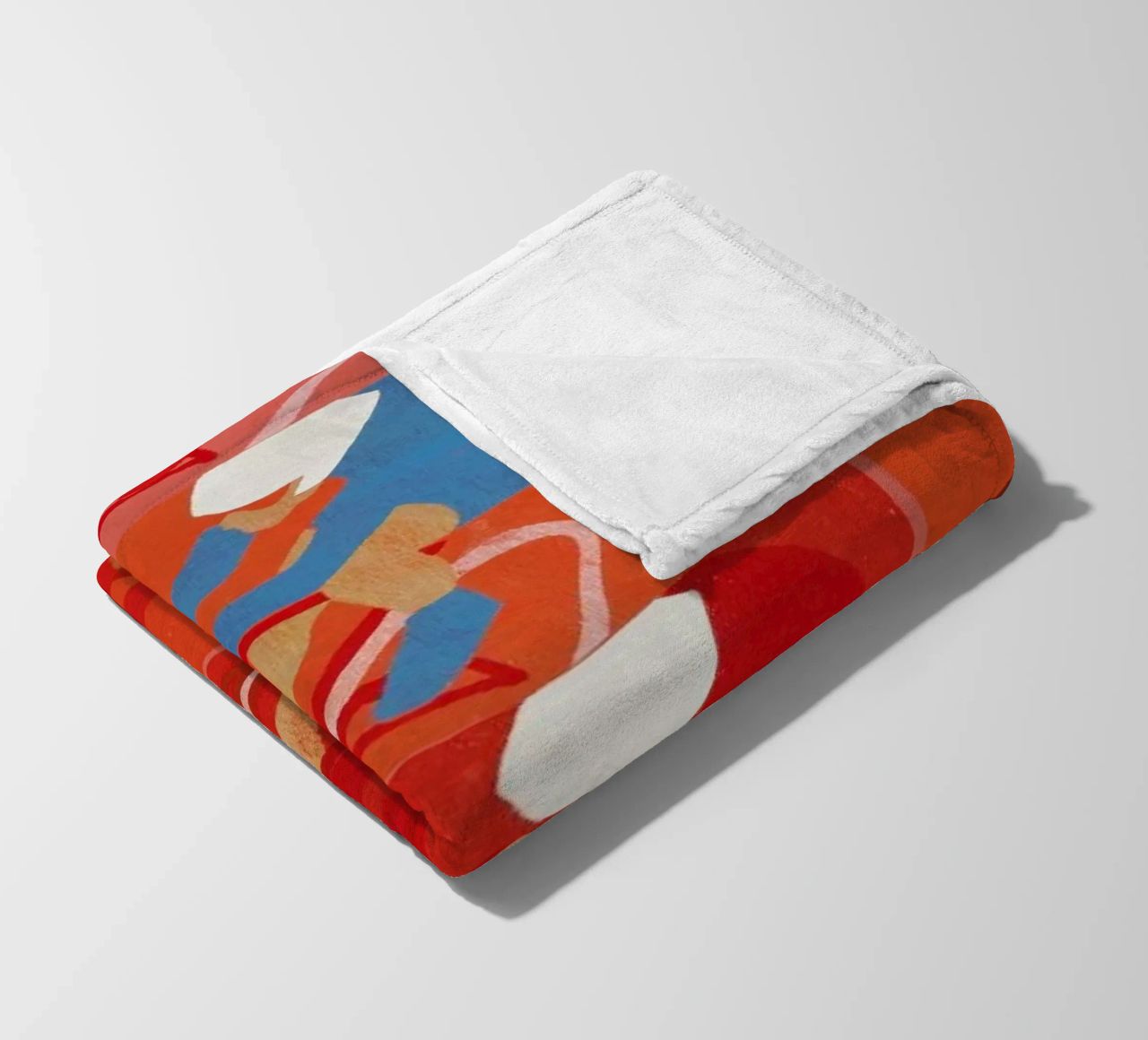 Multiple Cyclists fleece blanket by Andy Bridge