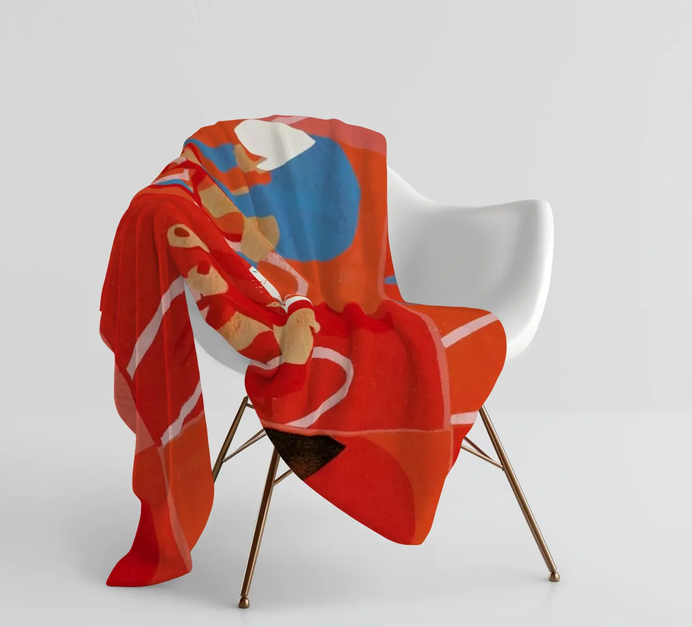 Multiple Cyclists fleecedeken van Andy Bridge