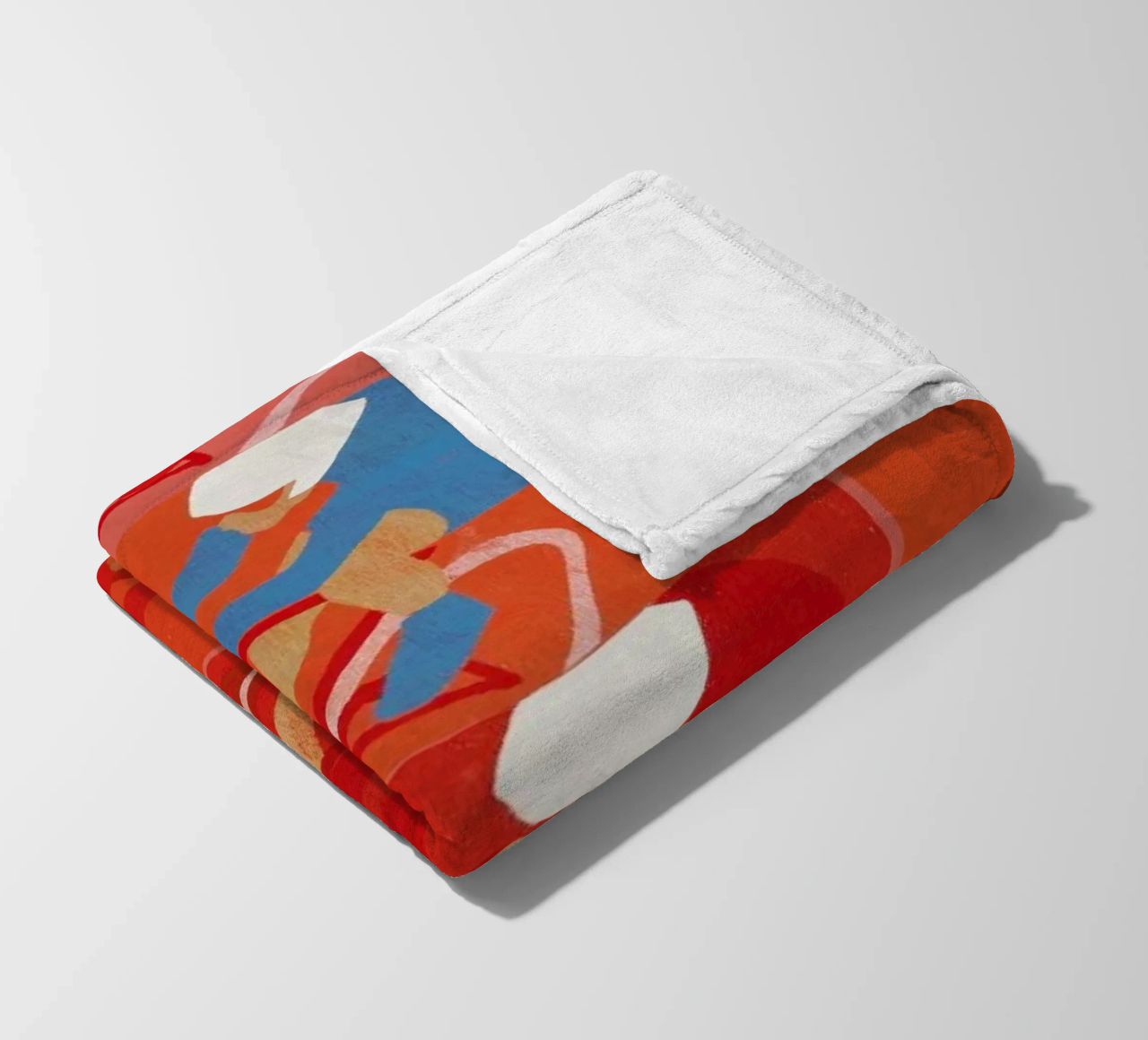 Multiple Cyclists fleece blanket by Andy Bridge