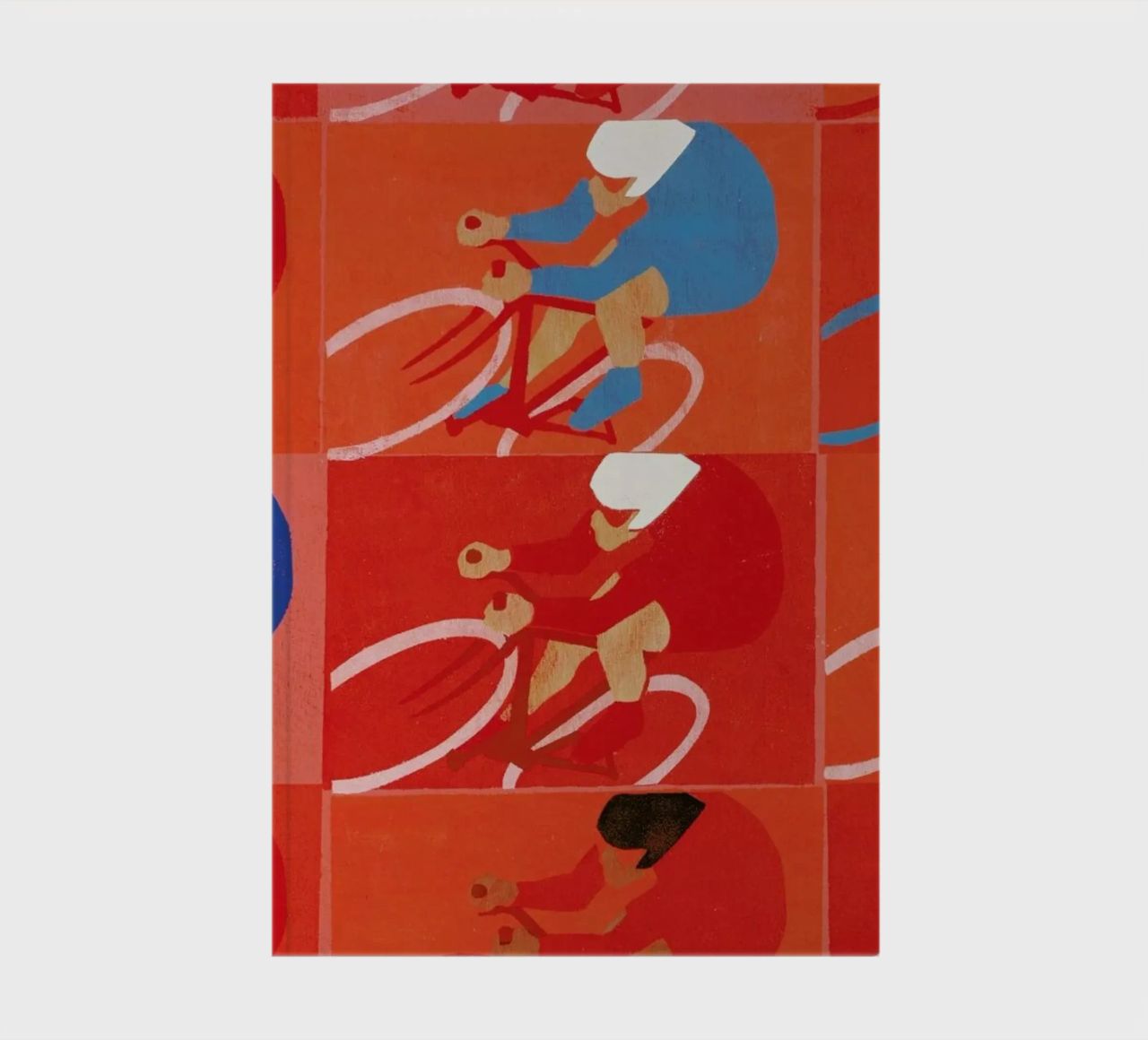 Multiple Cyclists carnet de notes de Andy Bridge