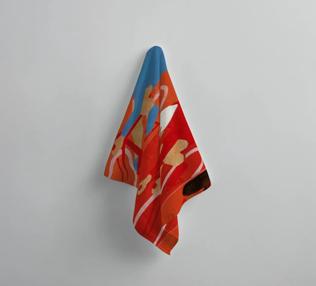 Multiple Cyclists asciugamano da bagno da Andy Bridge