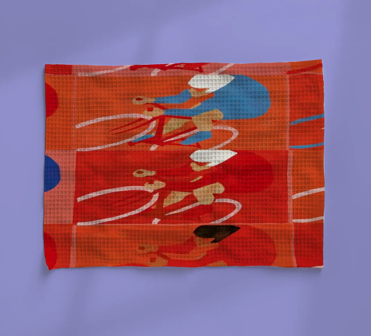 Multiple Cyclists canovaccio da cucina da Andy Bridge