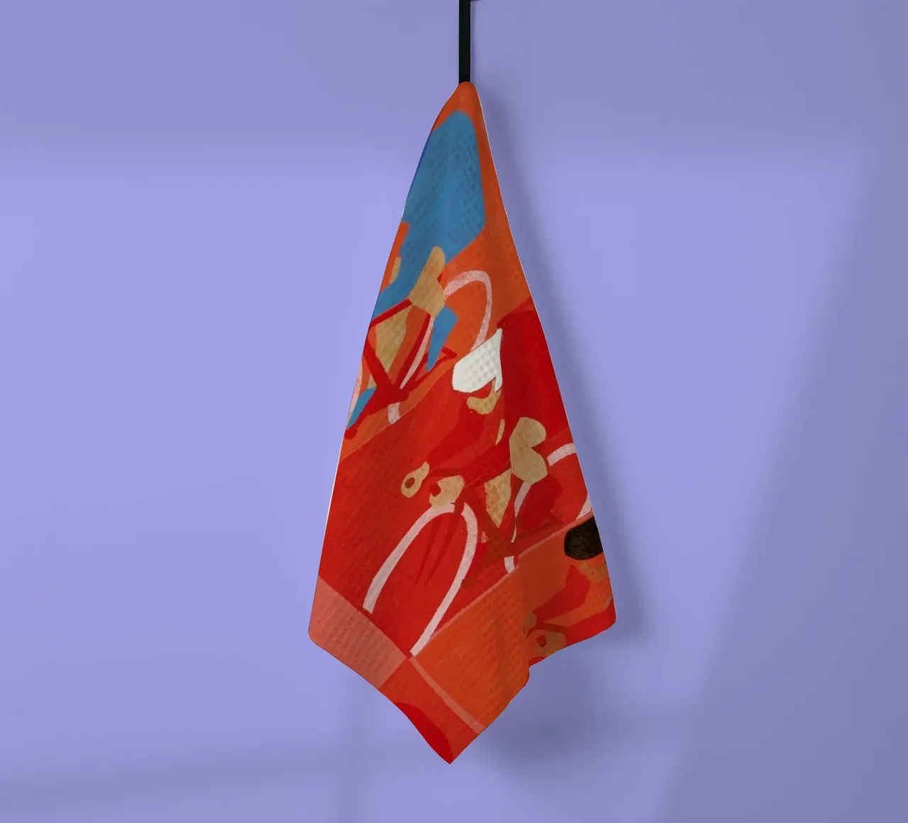 Multiple Cyclists canovaccio da cucina da Andy Bridge