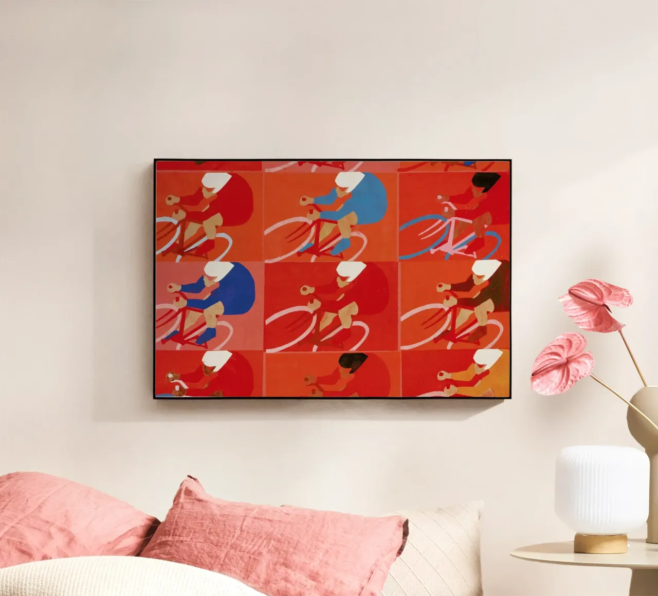 Multiple Cyclists plexiglass da Andy Bridge