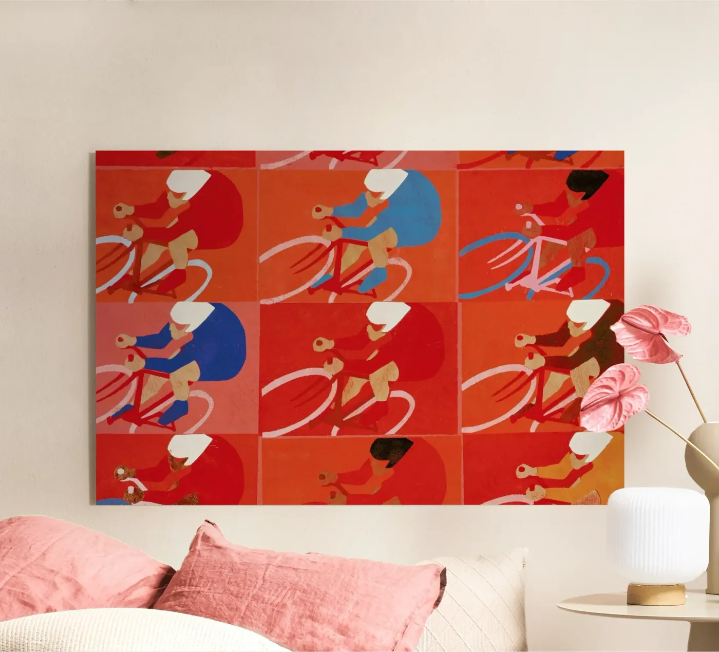 Multiple Cyclists plexiglass da Andy Bridge