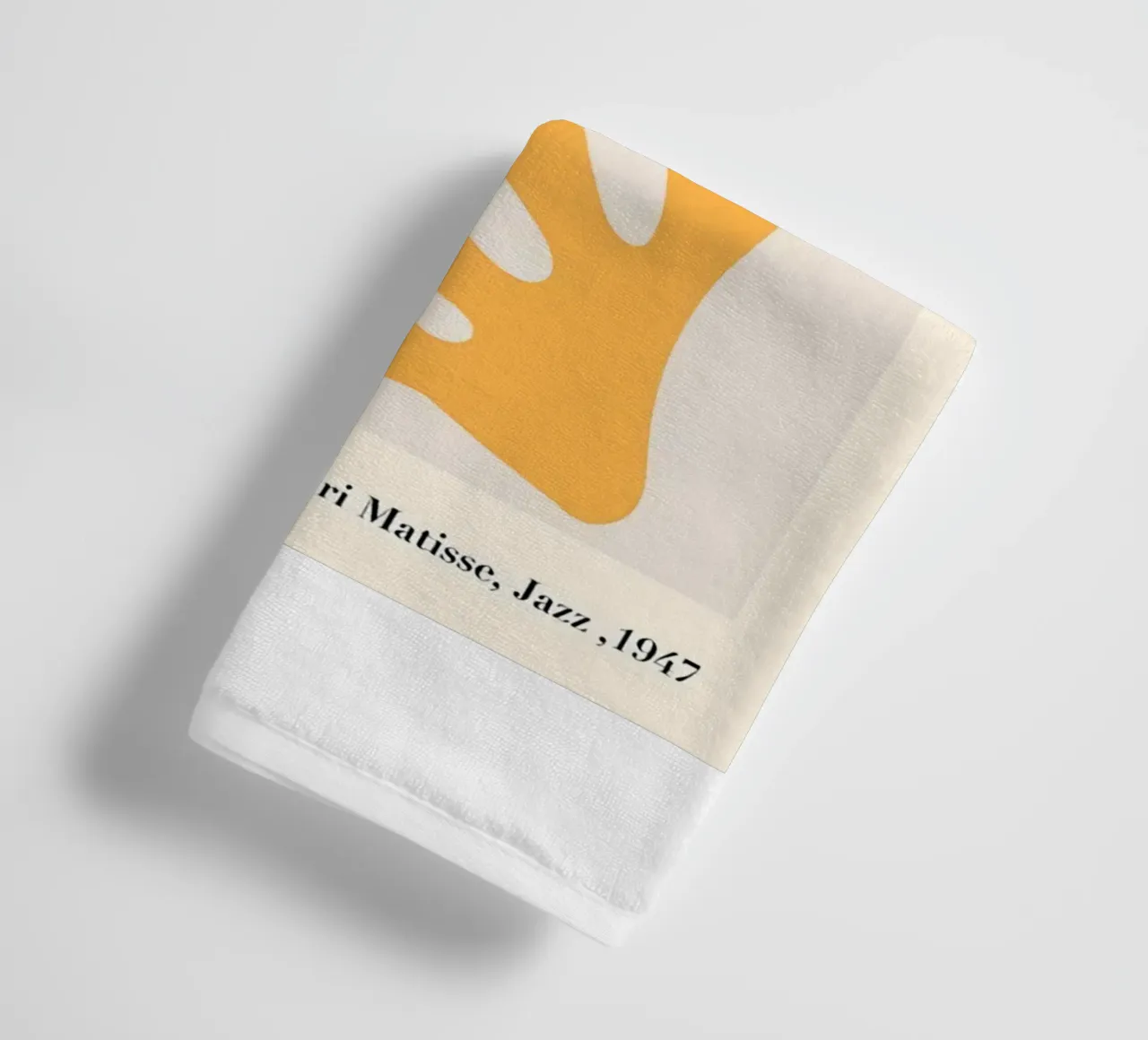 Matisse Jaune Corail serviette de bain de gudikan store