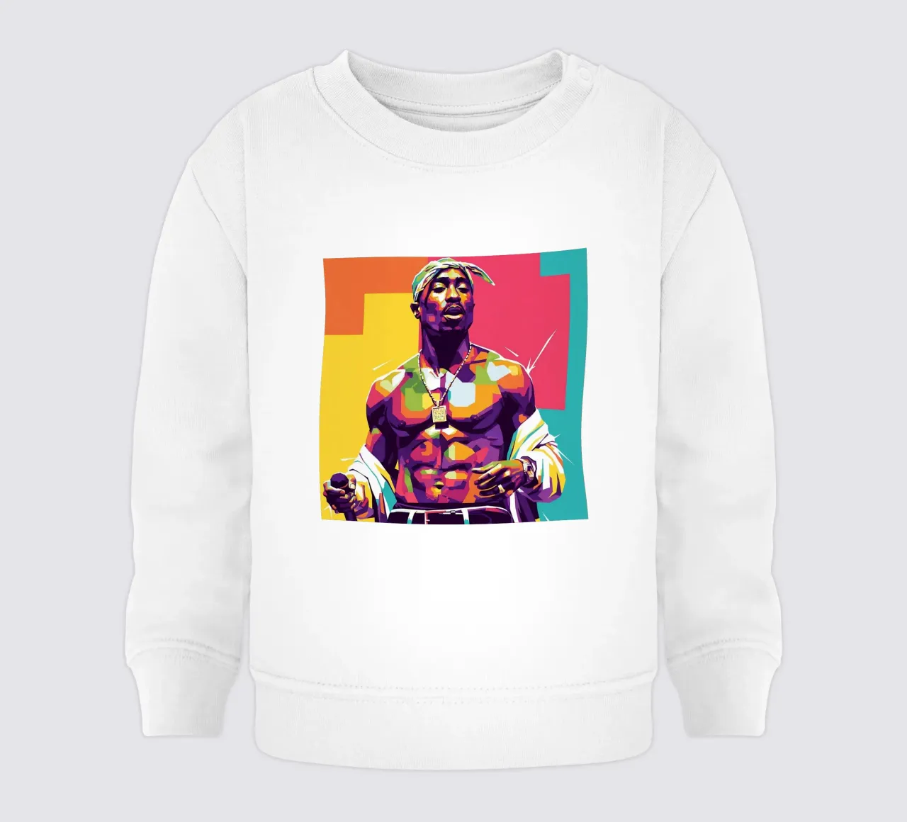 Tupac Shakur WPAP art style felpa neonato da Hantamrata