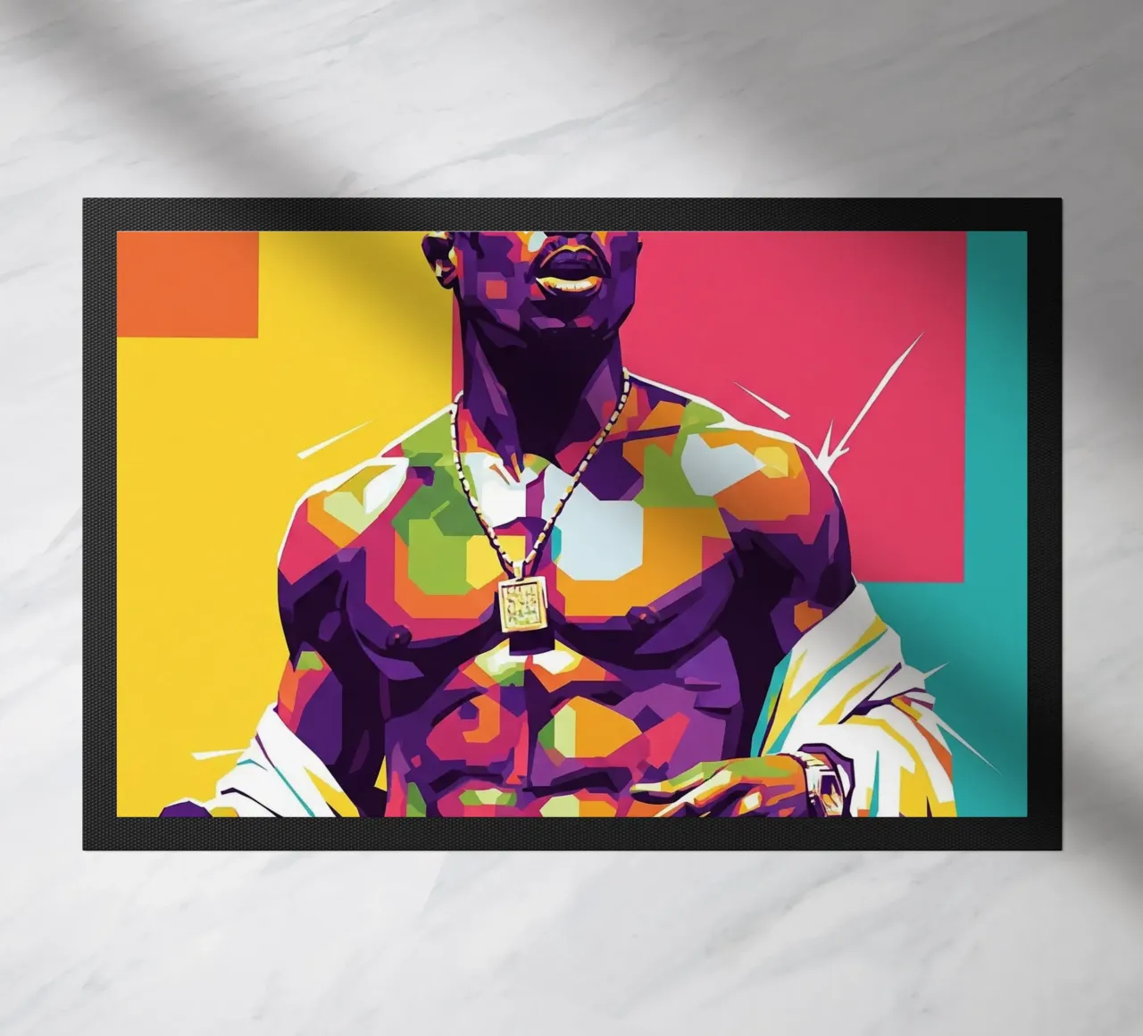 Tupac Shakur WPAP art style zerbino da Hantamrata