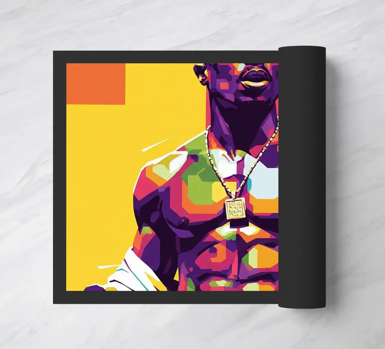 Tupac Shakur WPAP art style zerbino da Hantamrata
