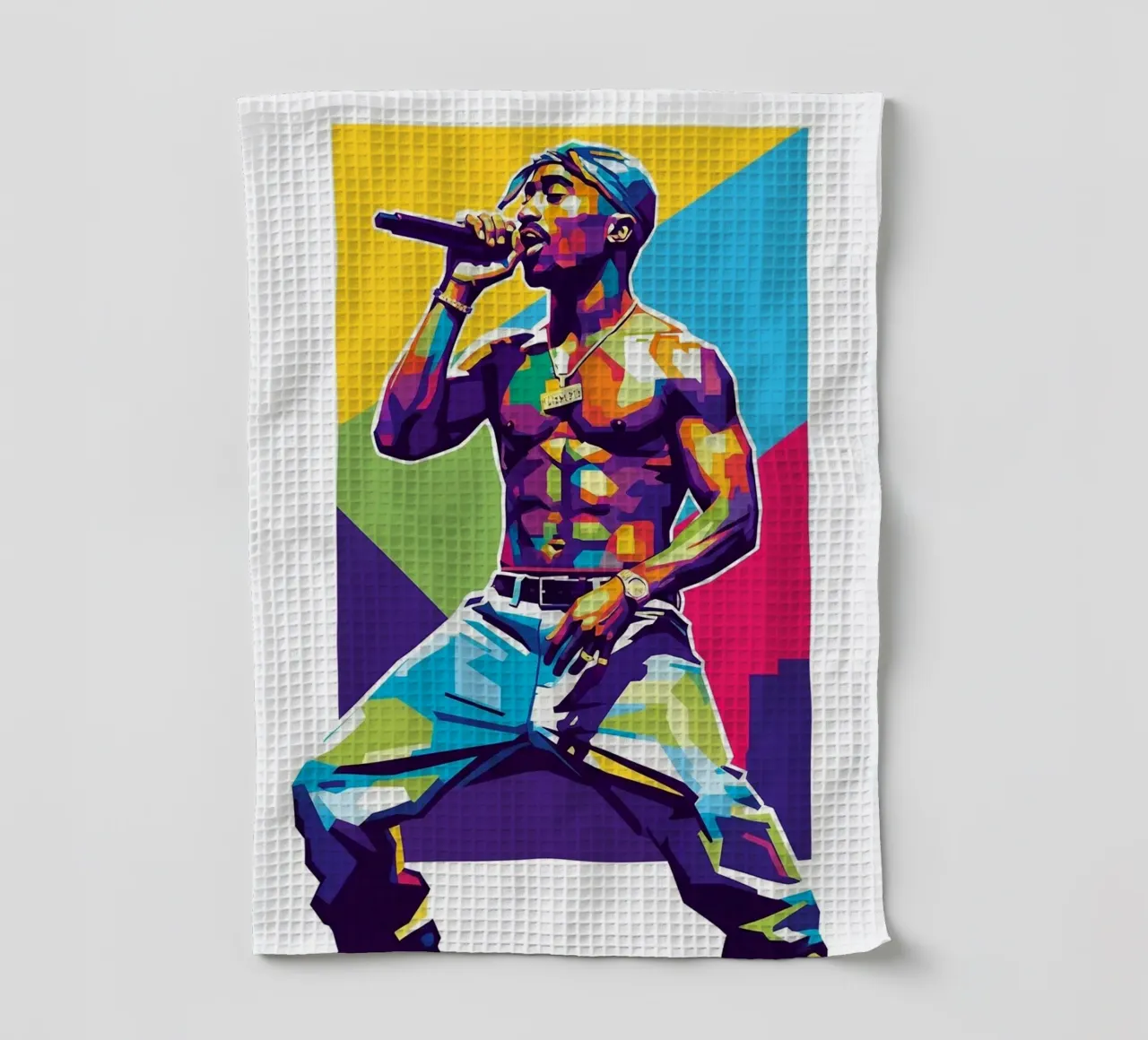 Tupac Shakur on stage canovaccio da cucina da Hantamrata