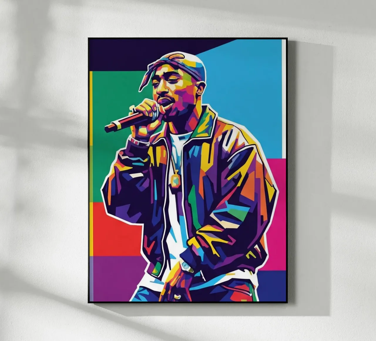 Tupac Shakur performance plexiglass da Hantamrata