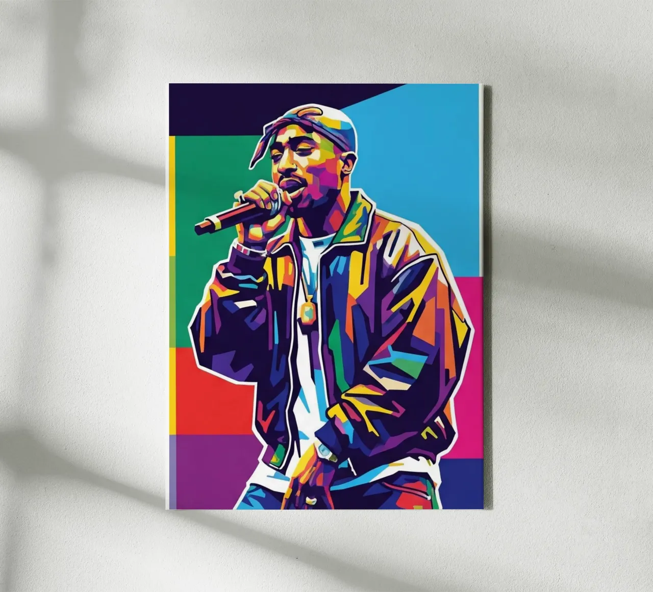 Tupac Shakur performance canvas by Hantamrata