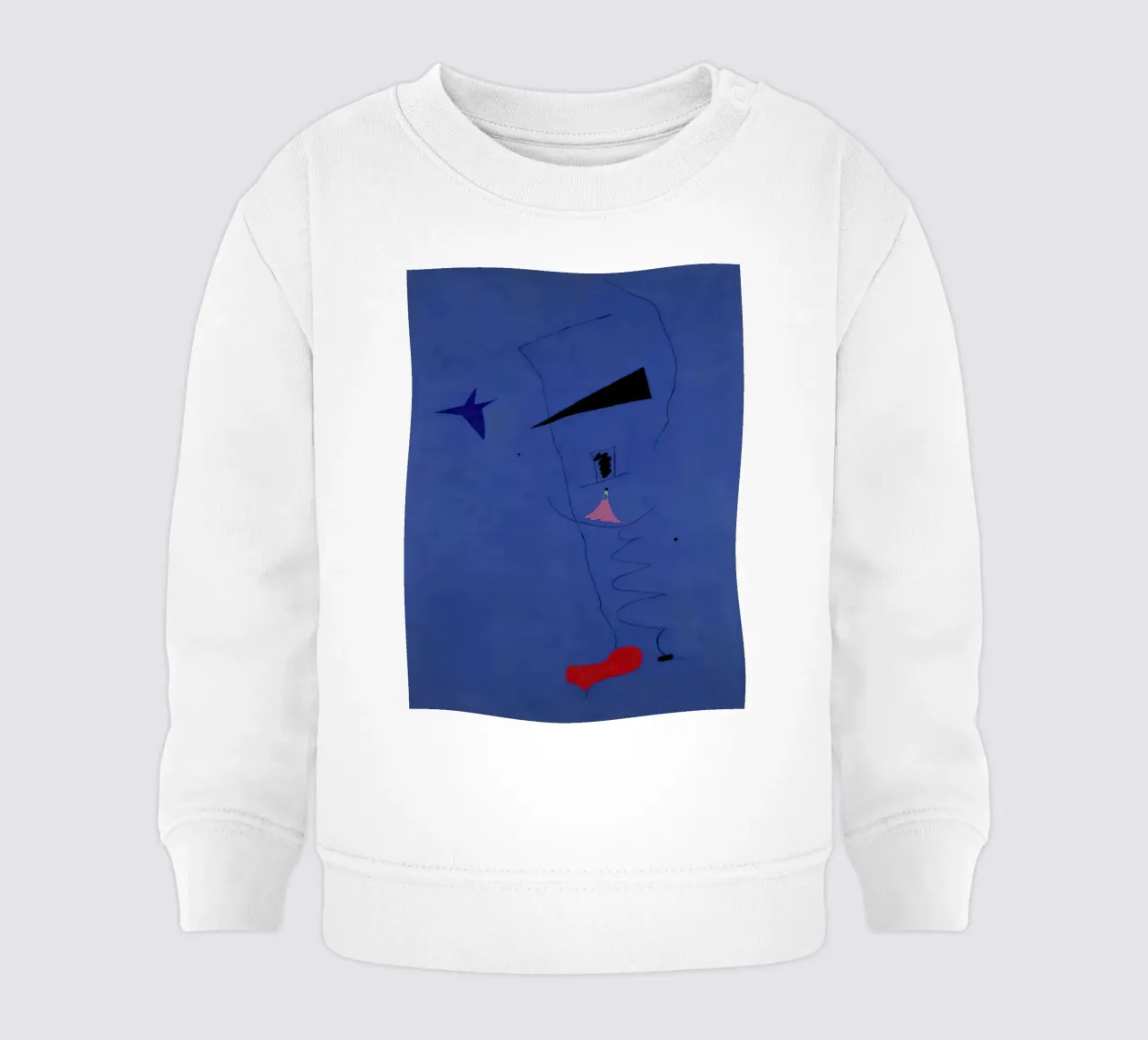 Joan (Joan) Miro. Pittura (Stella blu)-scala standard-2_0 felpa neonato da Dixon-Gallery