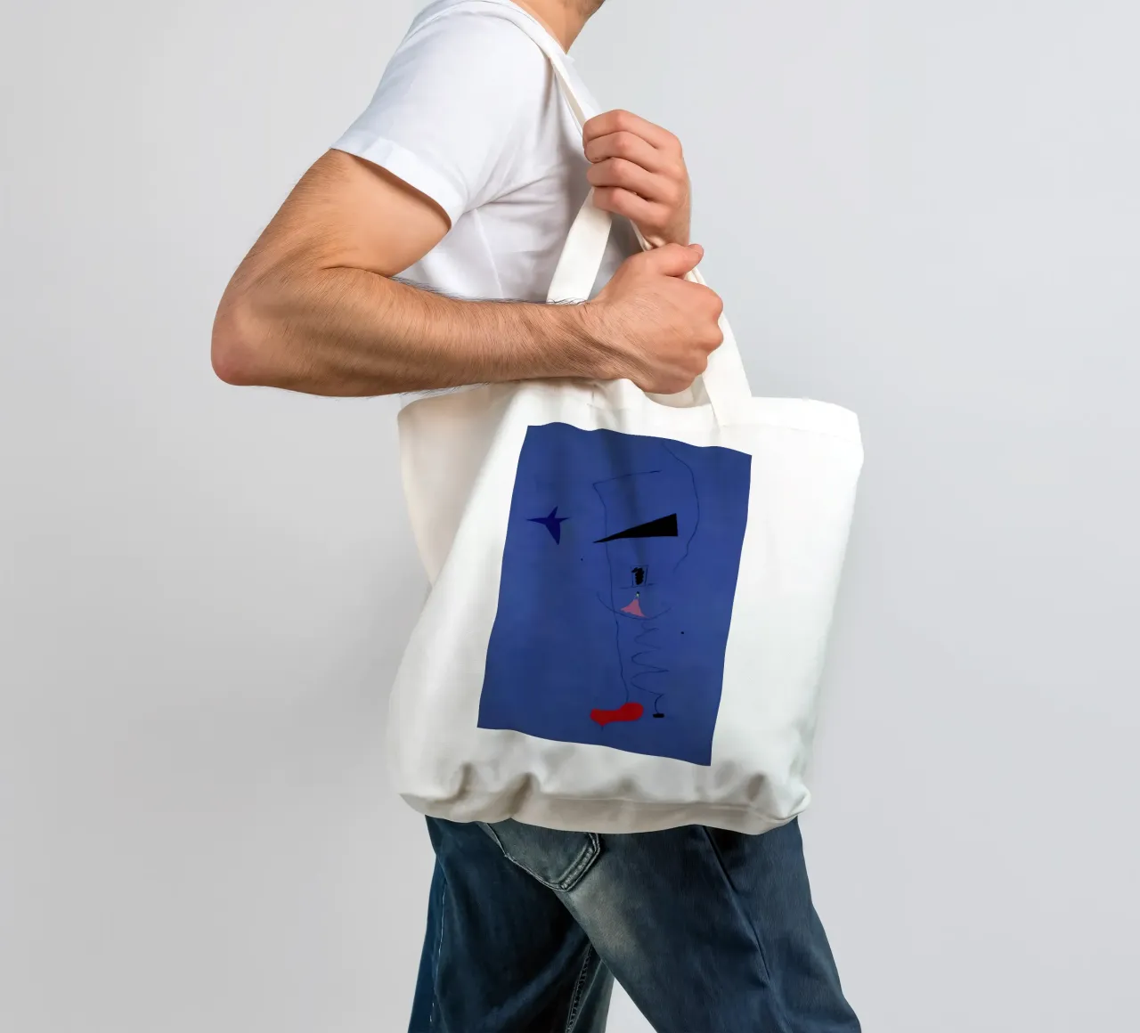 Joan (Joan) Miro. Pittura (Stella blu)-scala standard-2_0 borsa in juta da Dixon-Gallery